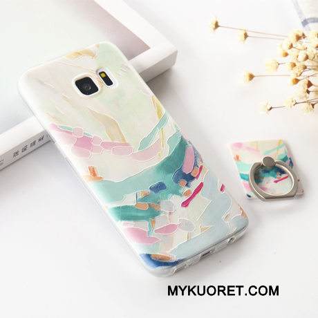 Kuori Samsung Galaxy S7 Edge Silikoni Puhelimen Kuoret Ohut, Kotelo Samsung Galaxy S7 Edge Suojaus Rengas