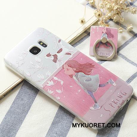 Kuori Samsung Galaxy S7 Edge Silikoni Puhelimen Kuoret Ohut, Kotelo Samsung Galaxy S7 Edge Suojaus Rengas