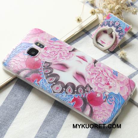 Kuori Samsung Galaxy S7 Edge Silikoni Puhelimen Kuoret Ohut, Kotelo Samsung Galaxy S7 Edge Suojaus Rengas