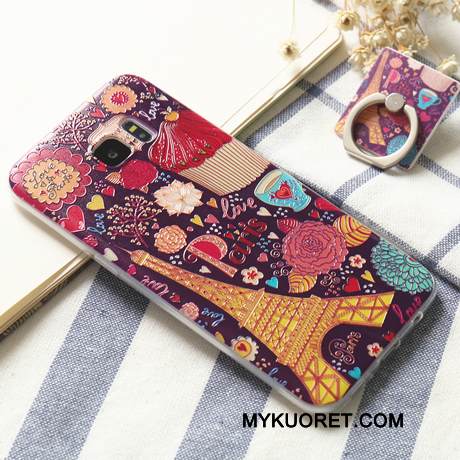 Kuori Samsung Galaxy S7 Edge Silikoni Puhelimen Kuoret Ohut, Kotelo Samsung Galaxy S7 Edge Suojaus Rengas