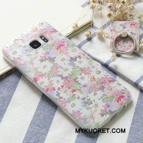 Kuori Samsung Galaxy S7 Edge Silikoni Puhelimen Kuoret Ohut, Kotelo Samsung Galaxy S7 Edge Suojaus Rengas
