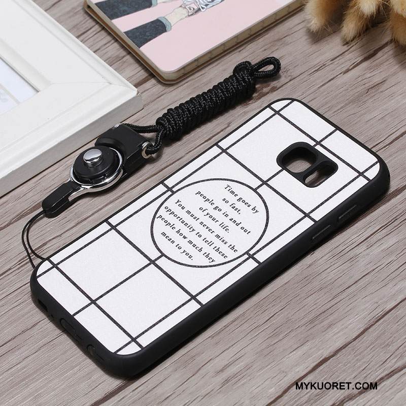 Kuori Samsung Galaxy S7 Edge Silikoni Puhelimen Kuoret Ripustettavat Koristeet, Kotelo Samsung Galaxy S7 Edge Suojaus Jauhe Persoonallisuus