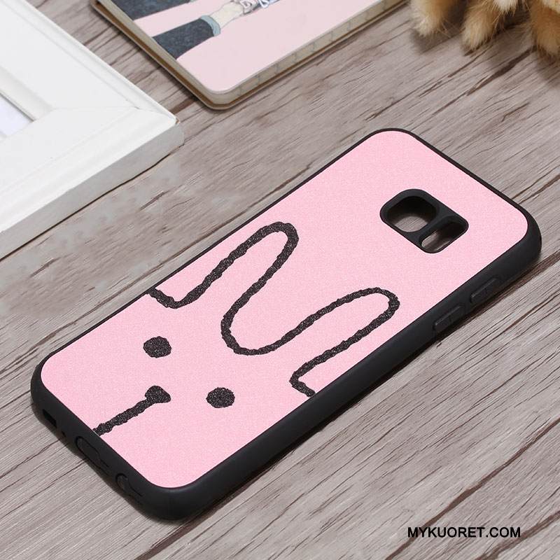 Kuori Samsung Galaxy S7 Edge Silikoni Puhelimen Kuoret Ripustettavat Koristeet, Kotelo Samsung Galaxy S7 Edge Suojaus Jauhe Persoonallisuus