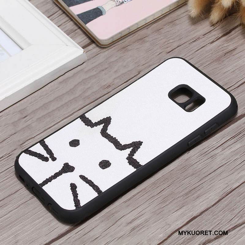 Kuori Samsung Galaxy S7 Edge Silikoni Puhelimen Kuoret Ripustettavat Koristeet, Kotelo Samsung Galaxy S7 Edge Suojaus Jauhe Persoonallisuus
