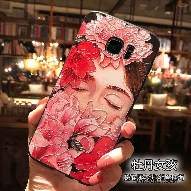 Kuori Samsung Galaxy S7 Edge Silikoni Puhelimen Kuoret Trendi, Kotelo Samsung Galaxy S7 Edge Laukut Ripustettavat Koristeet Tuuli