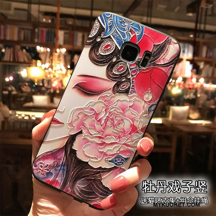 Kuori Samsung Galaxy S7 Edge Silikoni Puhelimen Kuoret Trendi, Kotelo Samsung Galaxy S7 Edge Laukut Ripustettavat Koristeet Tuuli