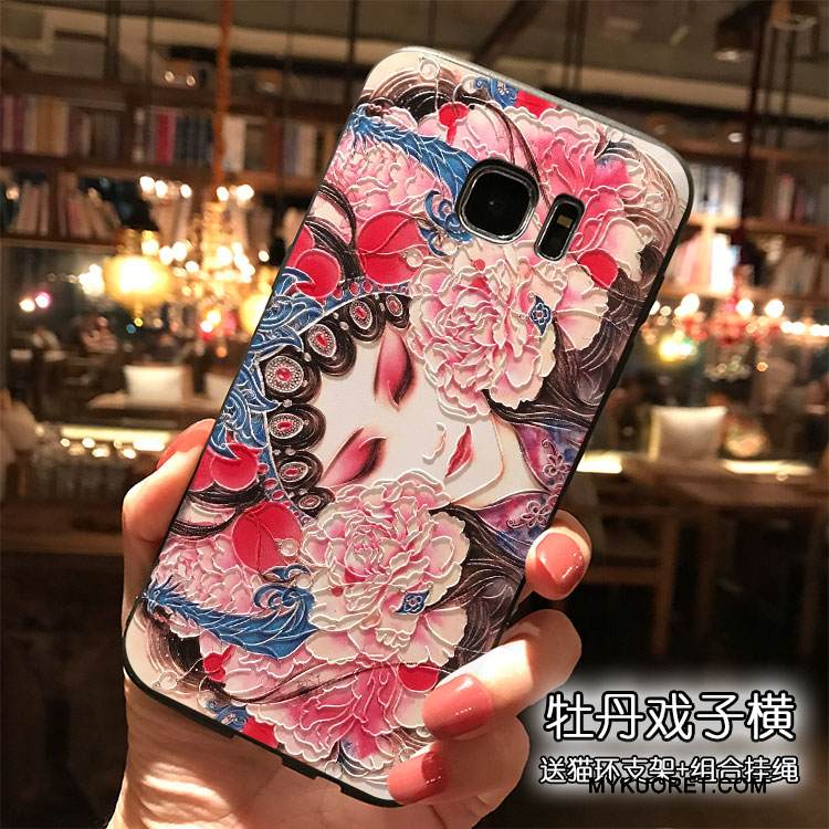 Kuori Samsung Galaxy S7 Edge Silikoni Puhelimen Kuoret Trendi, Kotelo Samsung Galaxy S7 Edge Laukut Ripustettavat Koristeet Tuuli