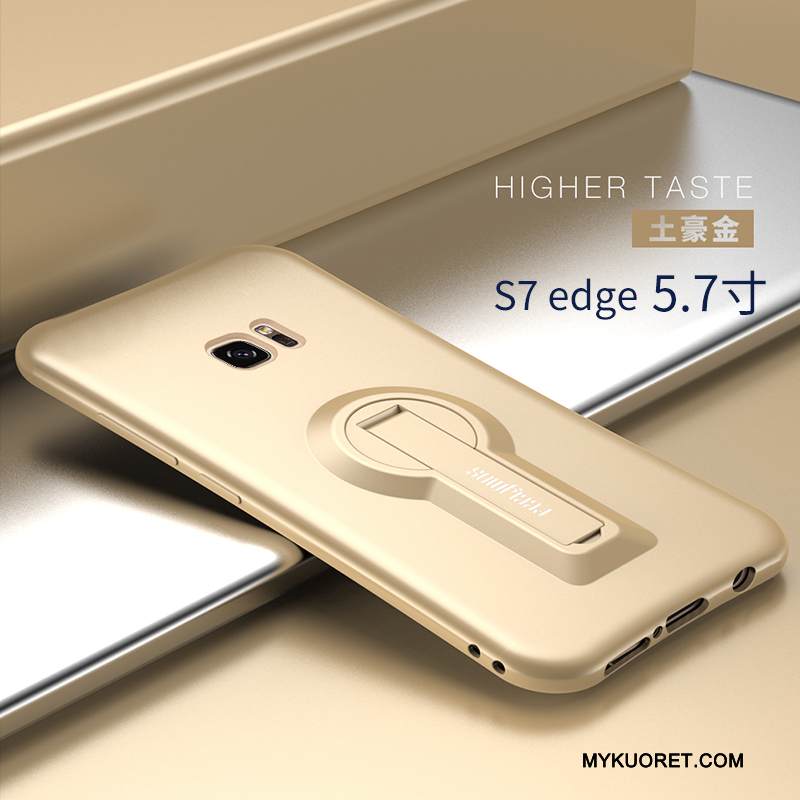 Kuori Samsung Galaxy S7 Edge Silikoni Puhelimen Kuoret Trendi, Kotelo Samsung Galaxy S7 Edge Pehmeä Neste Persoonallisuus Tummansininen