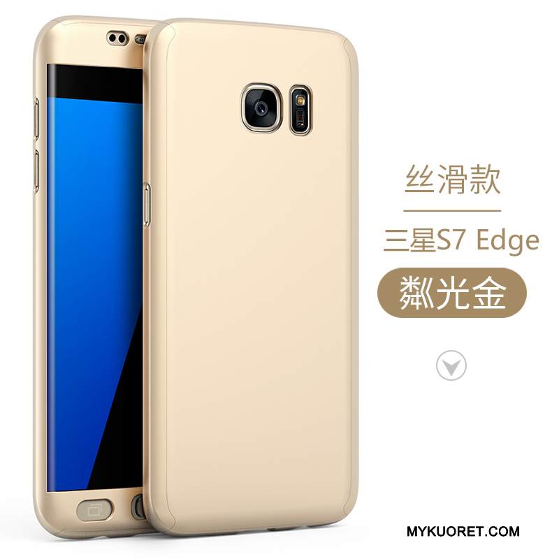 Kuori Samsung Galaxy S7 Edge Silikoni Puhelimen Kuoret Trendi, Kotelo Samsung Galaxy S7 Edge Suojaus Pesty Suede Kova