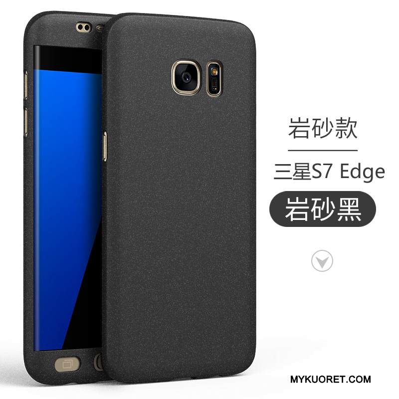Kuori Samsung Galaxy S7 Edge Silikoni Puhelimen Kuoret Trendi, Kotelo Samsung Galaxy S7 Edge Suojaus Pesty Suede Kova