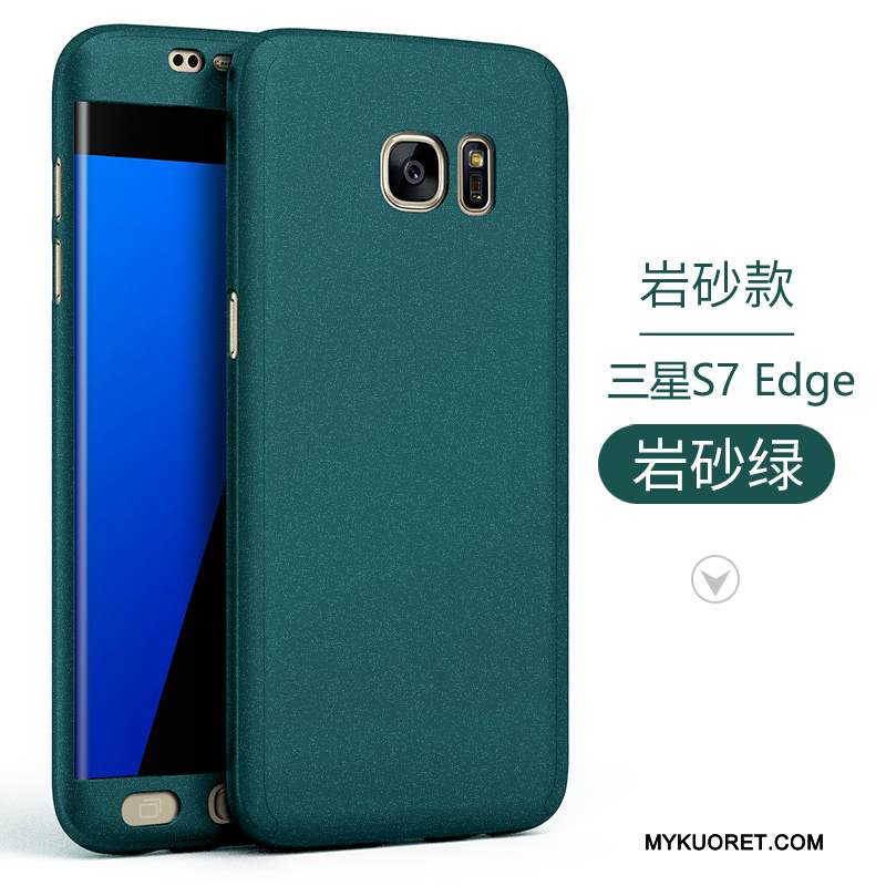 Kuori Samsung Galaxy S7 Edge Silikoni Puhelimen Kuoret Trendi, Kotelo Samsung Galaxy S7 Edge Suojaus Pesty Suede Kova
