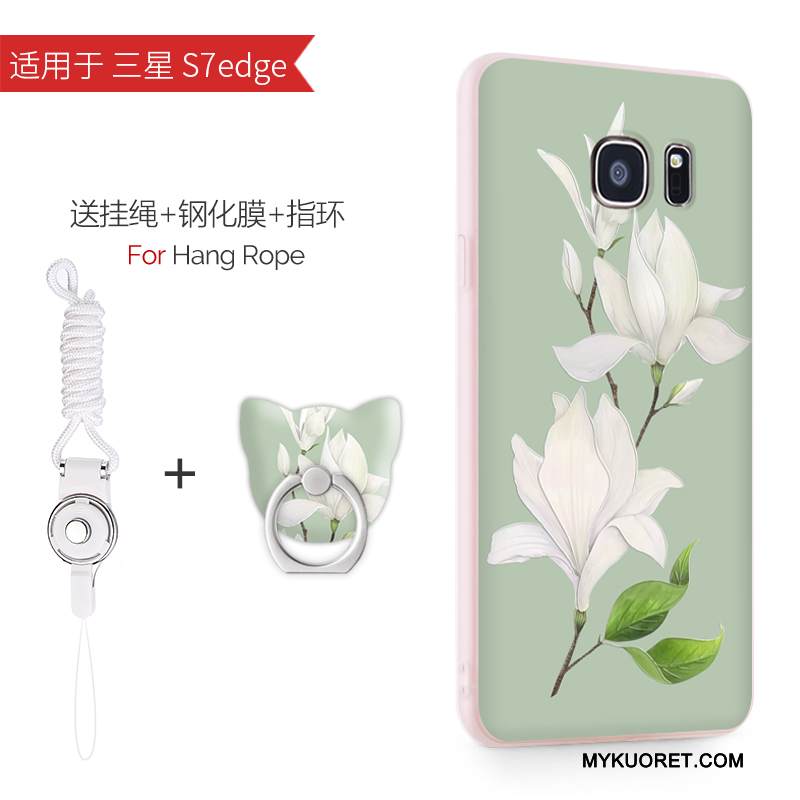 Kuori Samsung Galaxy S7 Edge Silikoni Ultra Jauhe, Kotelo Samsung Galaxy S7 Edge Pehmeä Neste Ohut Trendi