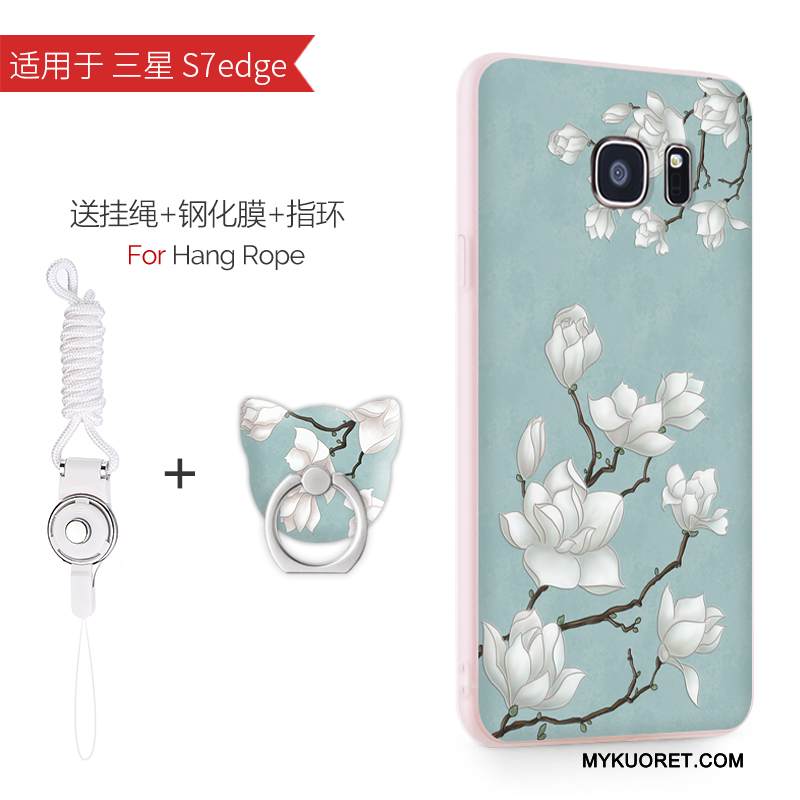 Kuori Samsung Galaxy S7 Edge Silikoni Ultra Jauhe, Kotelo Samsung Galaxy S7 Edge Pehmeä Neste Ohut Trendi