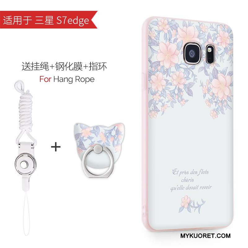 Kuori Samsung Galaxy S7 Edge Silikoni Ultra Jauhe, Kotelo Samsung Galaxy S7 Edge Pehmeä Neste Ohut Trendi