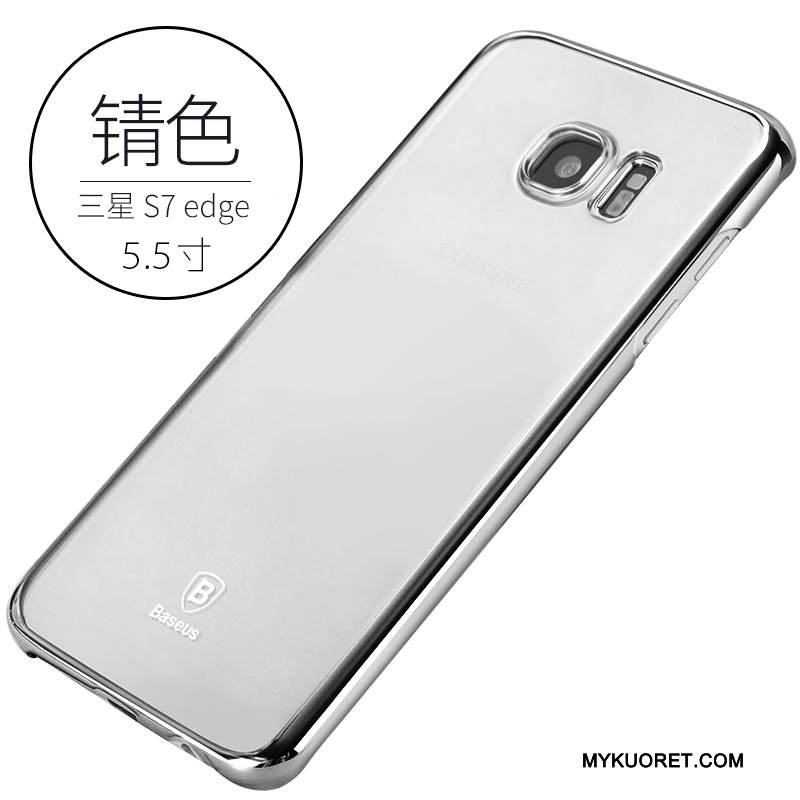 Kuori Samsung Galaxy S7 Edge Suojaus Lisävarusteet Murtumaton, Kotelo Samsung Galaxy S7 Edge Valkoinen Puhelimen Kuoret