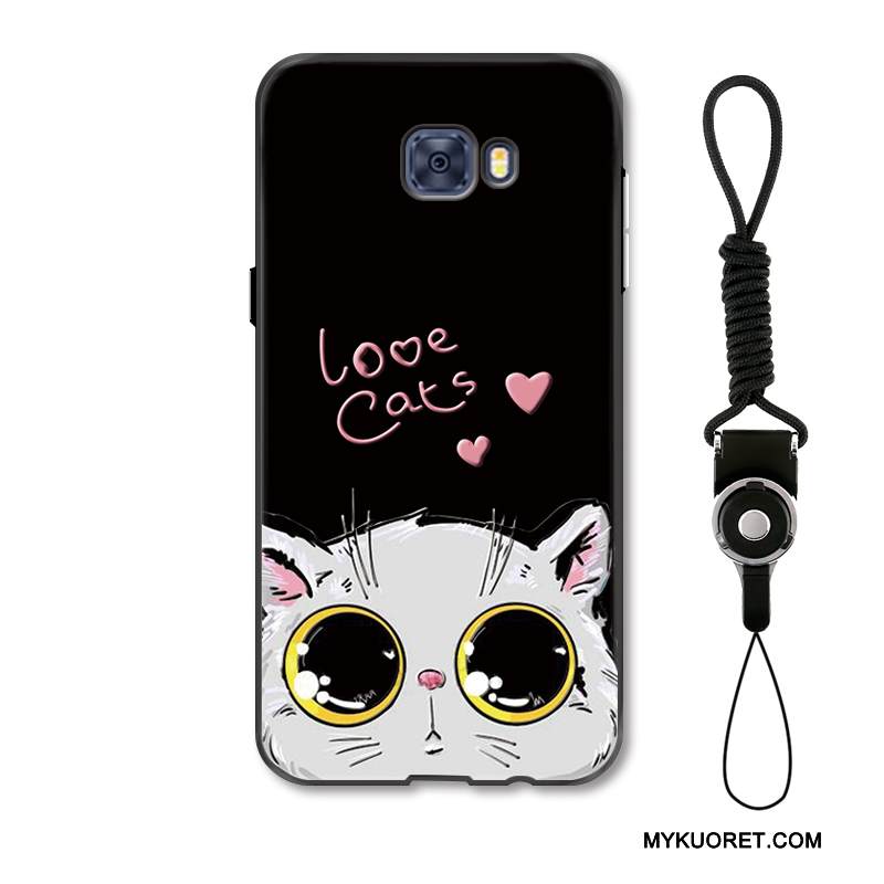 Kuori Samsung Galaxy S7 Edge Suojaus Puhelimen Kuoret Rakastunut, Kotelo Samsung Galaxy S7 Edge Sarjakuva Kissa Ihana