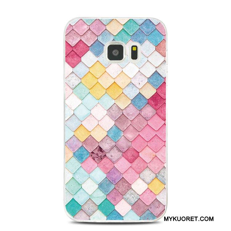 Kuori Samsung Galaxy S7 Edge Tuki Puhelimen Kuoret Kustannukset, Kotelo Samsung Galaxy S7 Edge Monivärinen Sitruuna