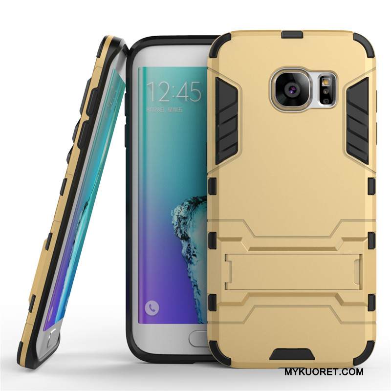 Kuori Samsung Galaxy S7 Edge Tuki Sininen Kova, Kotelo Samsung Galaxy S7 Edge Suojaus