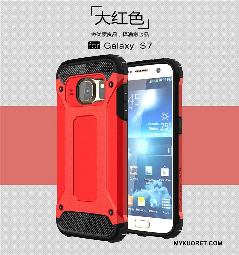 Kuori Samsung Galaxy S7 Laukut Hopea Harmaa, Kotelo Samsung Galaxy S7 Silikoni Puhelimen Kuoret Murtumaton