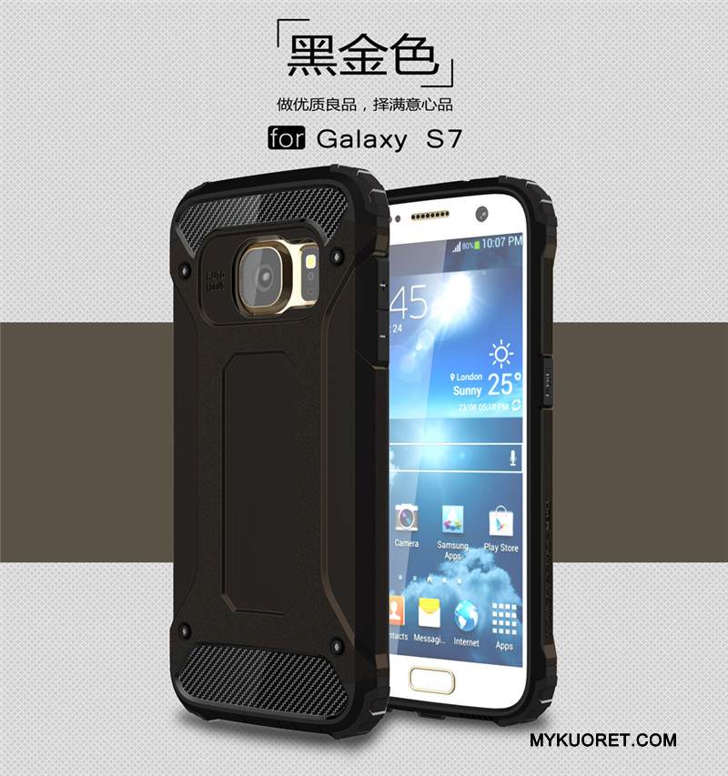 Kuori Samsung Galaxy S7 Laukut Hopea Harmaa, Kotelo Samsung Galaxy S7 Silikoni Puhelimen Kuoret Murtumaton