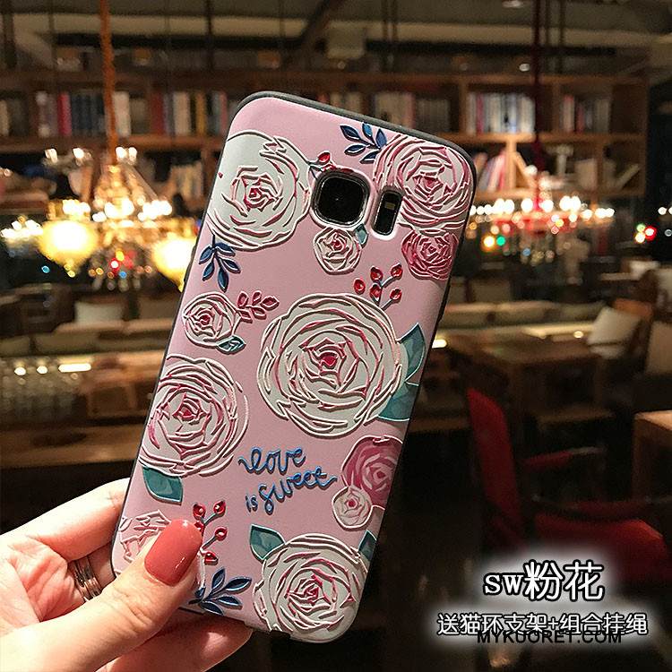 Kuori Samsung Galaxy S7 Laukut Jauhe Puhelimen Kuoret, Kotelo Samsung Galaxy S7 Pehmeä Neste Persoonallisuus Pesty Suede