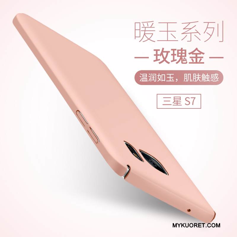 Kuori Samsung Galaxy S7 Laukut Kova Puhelimen Kuoret, Kotelo Samsung Galaxy S7 Monivärinen Murtumaton Pesty Suede