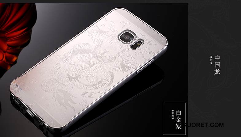 Kuori Samsung Galaxy S7 Laukut Murtumaton Kehys, Kotelo Samsung Galaxy S7 Suojaus Trendi Kulta