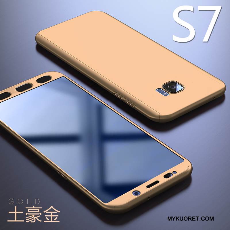Kuori Samsung Galaxy S7 Laukut Murtumaton Puhelimen Kuoret, Kotelo Samsung Galaxy S7 Luova Persoonallisuus Pesty Suede