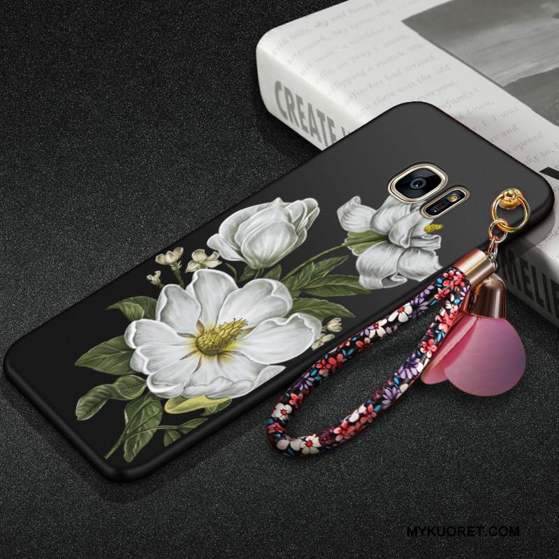 Kuori Samsung Galaxy S7 Laukut Musta Persoonallisuus, Kotelo Samsung Galaxy S7 Suojaus Puhelimen Kuoret