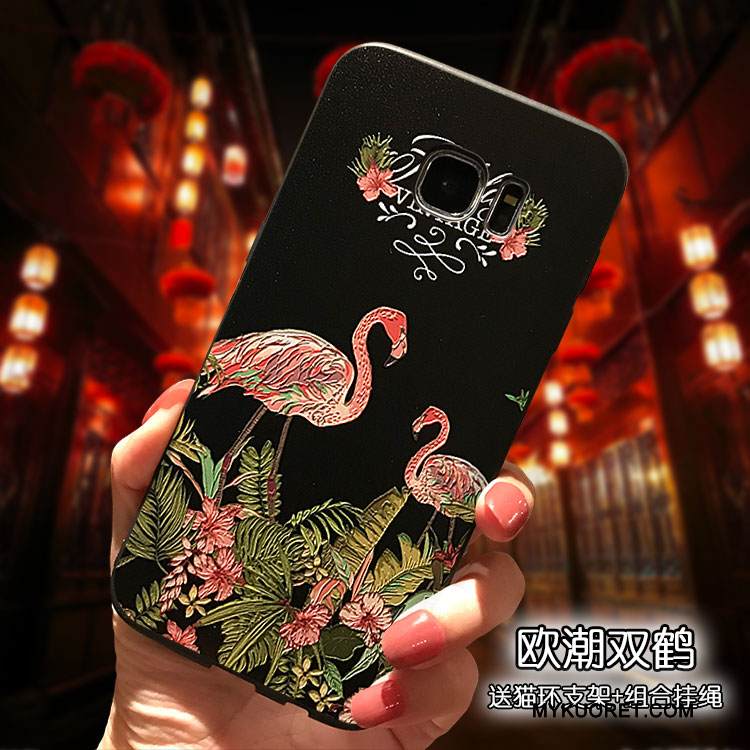 Kuori Samsung Galaxy S7 Laukut Persoonallisuus Trendi, Kotelo Samsung Galaxy S7 Monivärinen Ripustettavat Koristeet Lintu