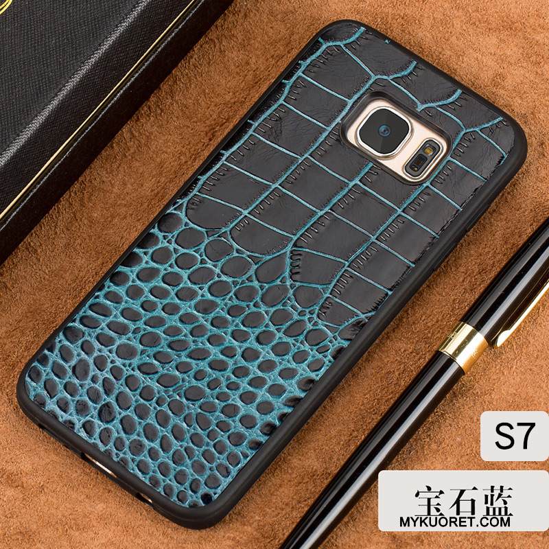 Kuori Samsung Galaxy S7 Laukut Persoonallisuus Tyylikäs, Kotelo Samsung Galaxy S7 Silikoni Trendi Kova