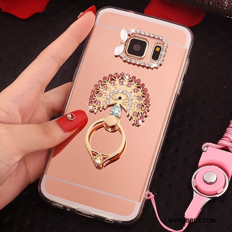 Kuori Samsung Galaxy S7 Laukut Ripustettavat Koristeet Puhelimen Kuoret, Kotelo Samsung Galaxy S7 Silikoni Rengas Murtumaton