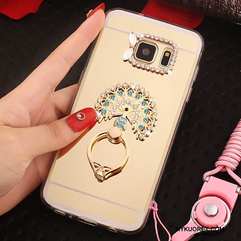 Kuori Samsung Galaxy S7 Laukut Ripustettavat Koristeet Puhelimen Kuoret, Kotelo Samsung Galaxy S7 Silikoni Rengas Murtumaton