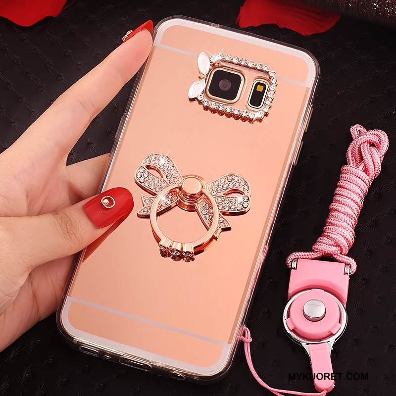 Kuori Samsung Galaxy S7 Laukut Ripustettavat Koristeet Puhelimen Kuoret, Kotelo Samsung Galaxy S7 Silikoni Rengas Murtumaton
