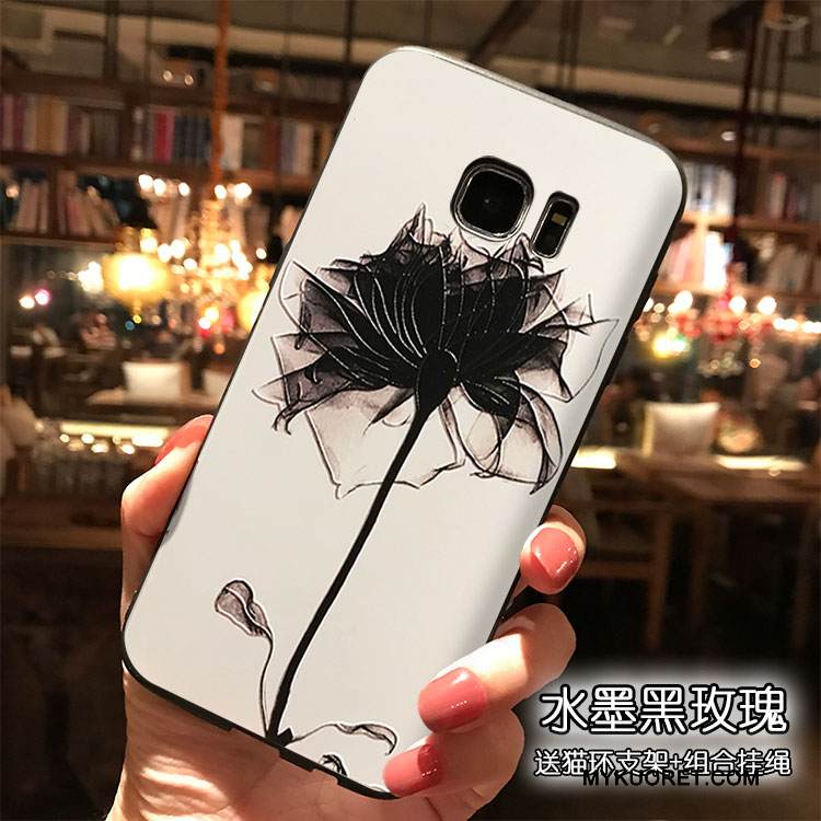 Kuori Samsung Galaxy S7 Laukut Sininen Tuuli, Kotelo Samsung Galaxy S7 Silikoni Ripustettavat Koristeet Persoonallisuus