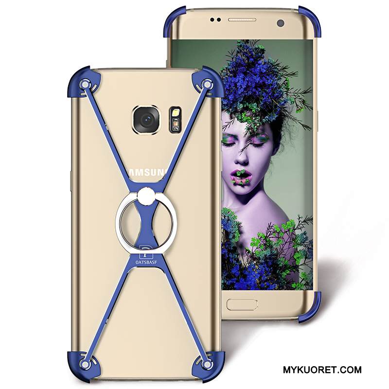 Kuori Samsung Galaxy S7 Luova Murtumaton Kulta, Kotelo Samsung Galaxy S7 Metalli Persoonallisuus Puhelimen Kuoret