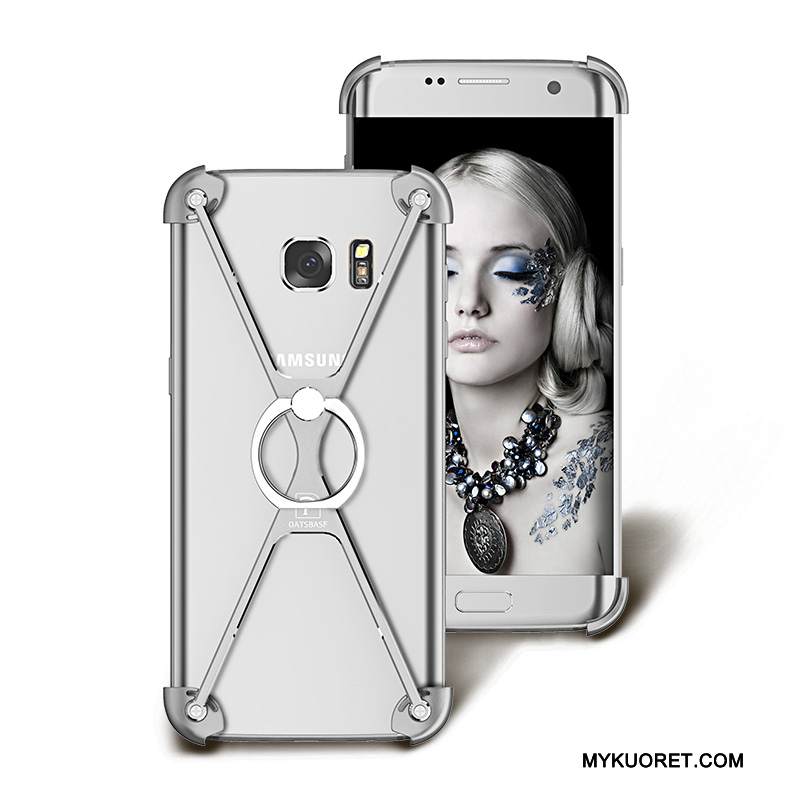 Kuori Samsung Galaxy S7 Luova Murtumaton Kulta, Kotelo Samsung Galaxy S7 Metalli Persoonallisuus Puhelimen Kuoret