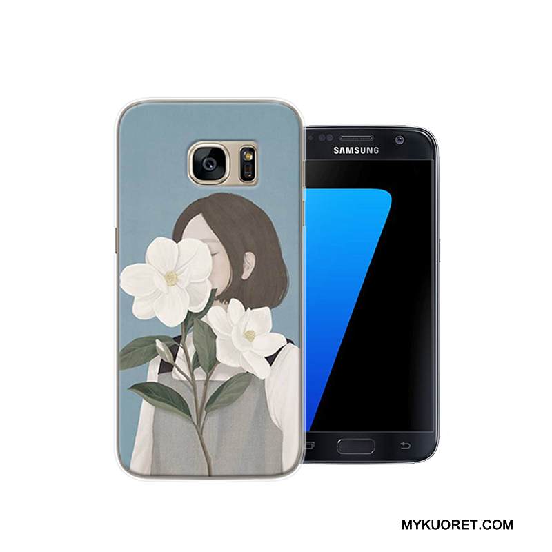 Kuori Samsung Galaxy S7 Luova Persoonallisuus Jauhe, Kotelo Samsung Galaxy S7 Suojaus Murtumaton Puhelimen Kuoret