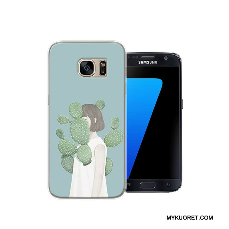 Kuori Samsung Galaxy S7 Luova Persoonallisuus Jauhe, Kotelo Samsung Galaxy S7 Suojaus Murtumaton Puhelimen Kuoret