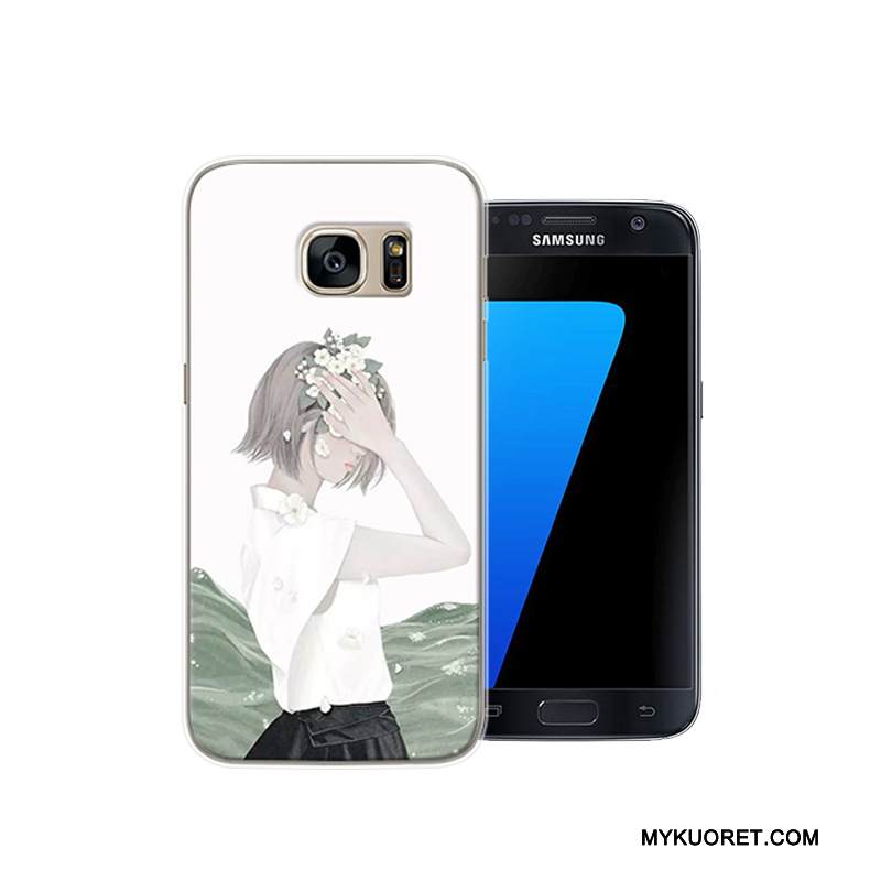 Kuori Samsung Galaxy S7 Luova Persoonallisuus Jauhe, Kotelo Samsung Galaxy S7 Suojaus Murtumaton Puhelimen Kuoret