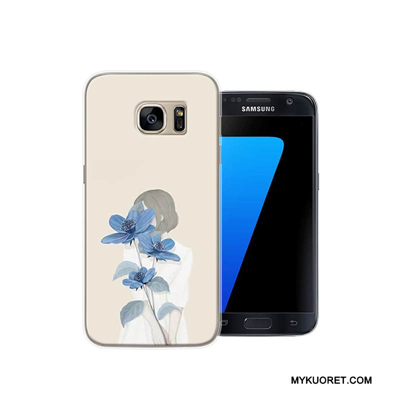 Kuori Samsung Galaxy S7 Luova Persoonallisuus Jauhe, Kotelo Samsung Galaxy S7 Suojaus Murtumaton Puhelimen Kuoret