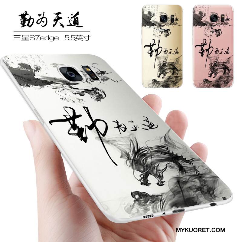 Kuori Samsung Galaxy S7 Luova Persoonallisuus Puhelimen Kuoret, Kotelo Samsung Galaxy S7 Silikoni Pieni Trendi