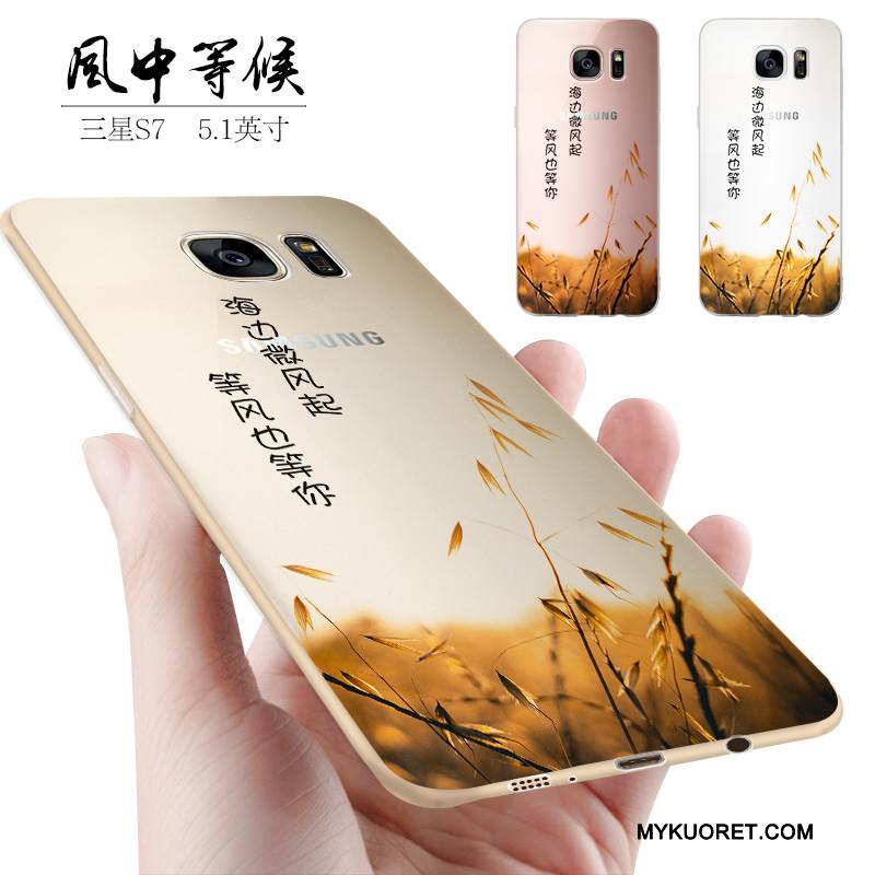 Kuori Samsung Galaxy S7 Luova Persoonallisuus Puhelimen Kuoret, Kotelo Samsung Galaxy S7 Silikoni Pieni Trendi