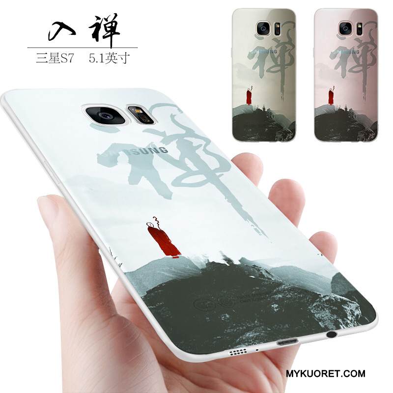 Kuori Samsung Galaxy S7 Luova Persoonallisuus Puhelimen Kuoret, Kotelo Samsung Galaxy S7 Silikoni Pieni Trendi