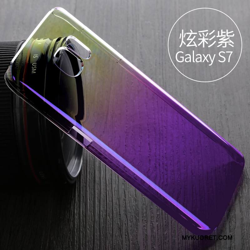 Kuori Samsung Galaxy S7 Luova Persoonallisuus Puhelimen Kuoret, Kotelo Samsung Galaxy S7 Suojaus Murtumaton Sininen