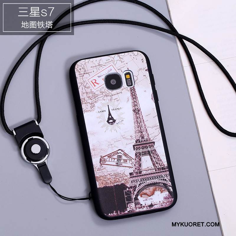 Kuori Samsung Galaxy S7 Luova Puhelimen Kuoret Murtumaton, Kotelo Samsung Galaxy S7 Silikoni Trendi Persoonallisuus