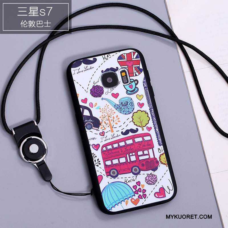 Kuori Samsung Galaxy S7 Luova Puhelimen Kuoret Murtumaton, Kotelo Samsung Galaxy S7 Silikoni Trendi Persoonallisuus