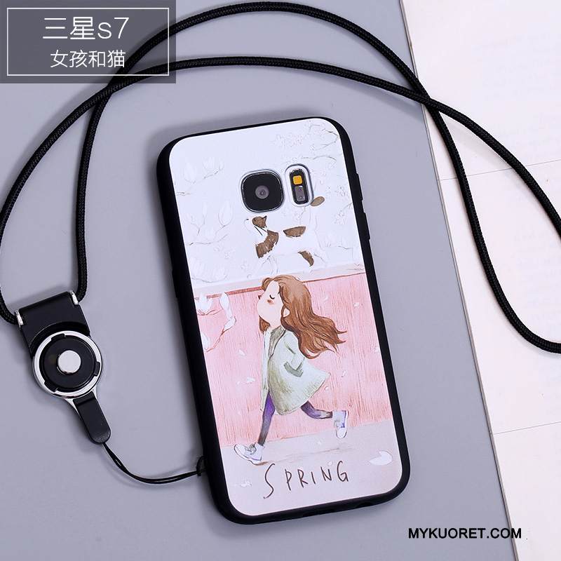 Kuori Samsung Galaxy S7 Luova Puhelimen Kuoret Murtumaton, Kotelo Samsung Galaxy S7 Silikoni Trendi Persoonallisuus