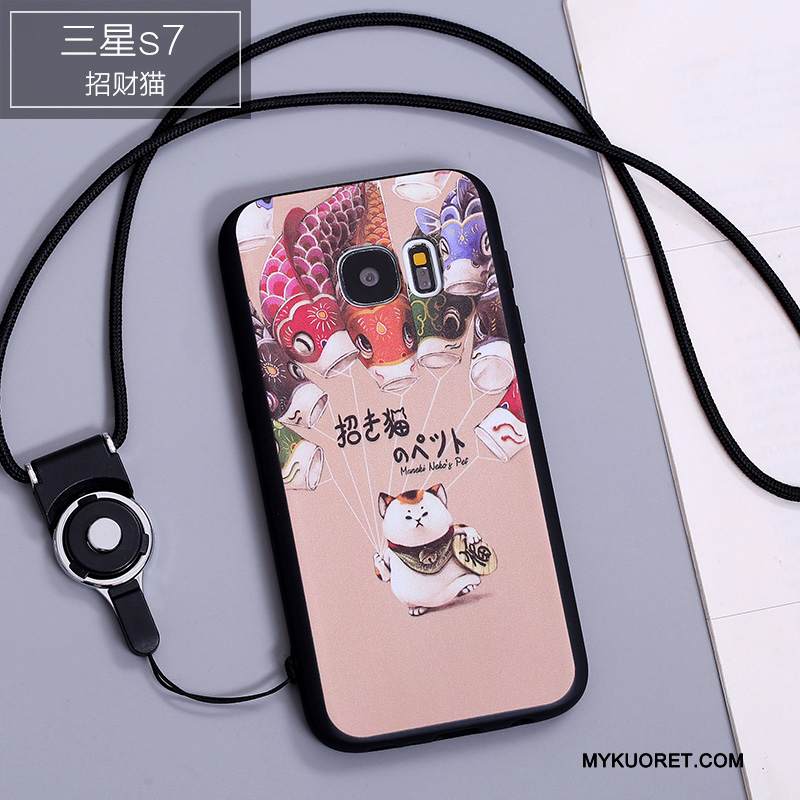 Kuori Samsung Galaxy S7 Luova Puhelimen Kuoret Murtumaton, Kotelo Samsung Galaxy S7 Silikoni Trendi Persoonallisuus