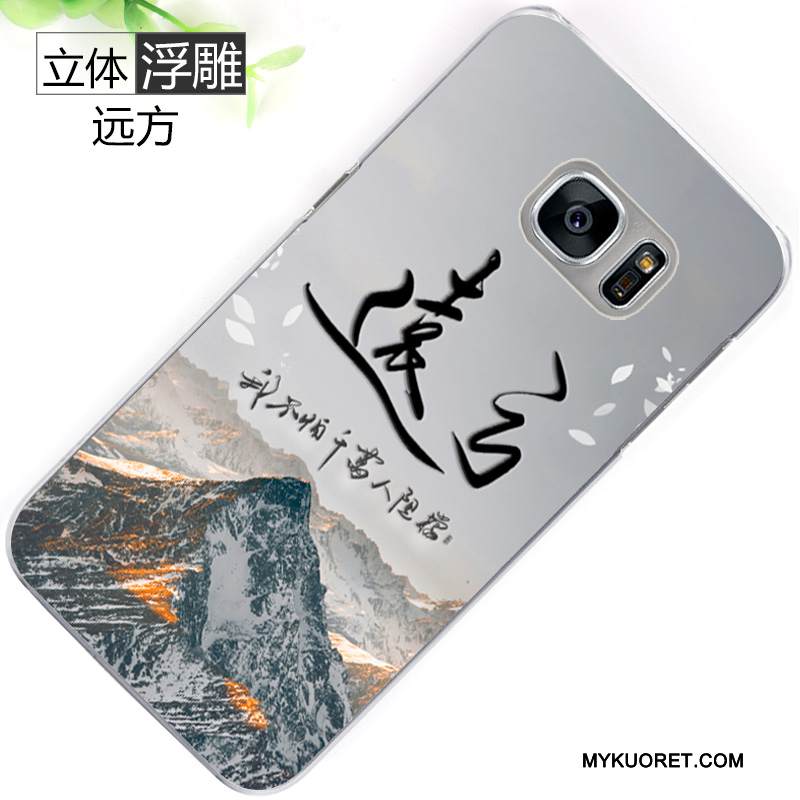 Kuori Samsung Galaxy S7 Maalaus Murtumaton Jauhe, Kotelo Samsung Galaxy S7 Kohokuviointi